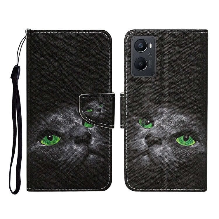 Colored Drawing Pattern Flip Leather Phone Case, For OPPO A96 4G / Realme 9i, For OPPO Find X5