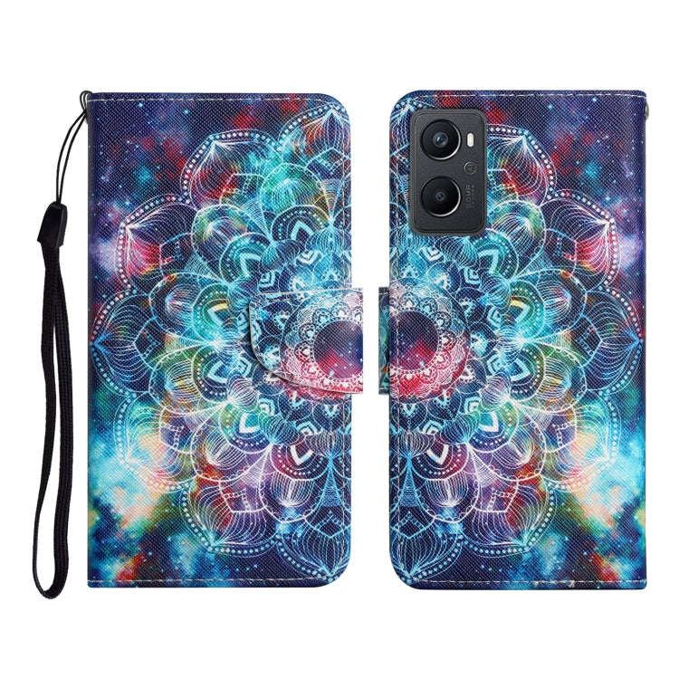 Colored Drawing Pattern Flip Leather Phone Case, For OPPO A96 4G / Realme 9i, For OPPO Find X5