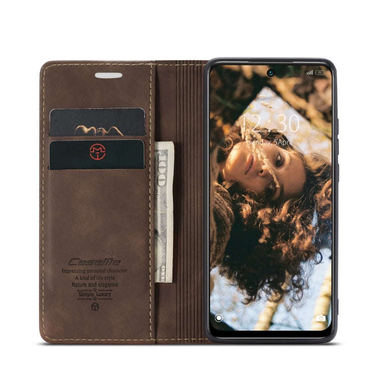 CaseMe 013 Multifunctional Horizontal Flip Leather Phone Case, For Xiaomi Redmi Note 11 4G/Note 1...