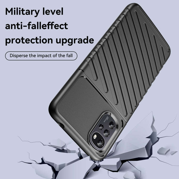 Thunderbolt Shockproof TPU Protective Soft Phone Case, For Motorola Moto E32s, For Motorola Moto ...