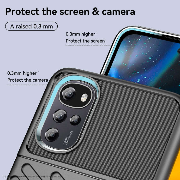 Thunderbolt Shockproof TPU Protective Soft Phone Case, For Motorola Moto E32s, For Motorola Moto ...