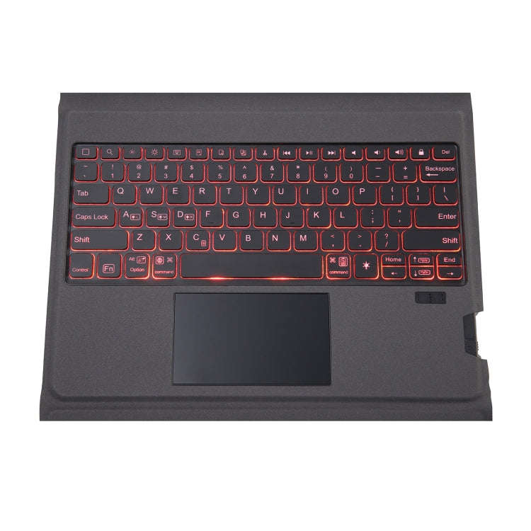 Integrated Bluetooth Keyboard Leather Case with Backlight & Touchpad & Holder, For iPad Air 5 / A...