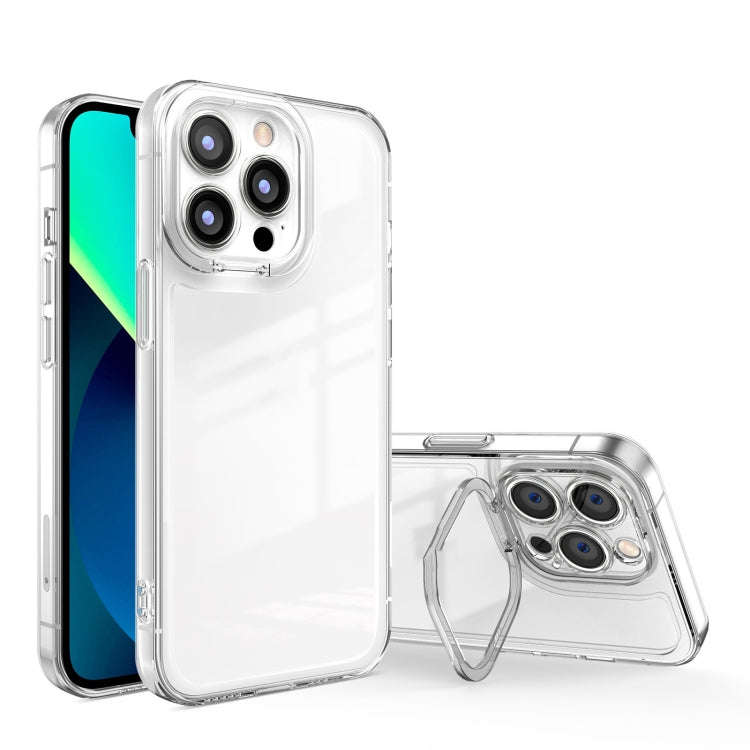 Transparent Invisible Bracket Shockproof Phone Case, For iPhone 11, For iPhone 11 Pro, For iPhone...