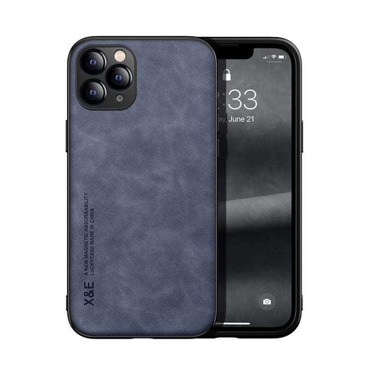 Skin Feel Magnetic Leather Back Phone Case, For iPhone 13 mini, For iPhone 13, For iPhone 13 Pro,...