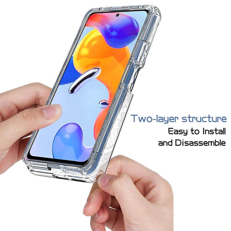 PC+TPU Transparent Painted Phone Case, For Xiaomi Redmi Note 11 Pro