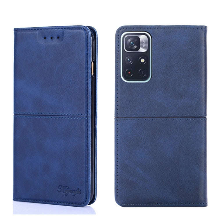 Cow Texture Magnetic Horizontal Flip Leather Phone Case, For Xiaomi Redmi Note 11T Pro 5G/Redmi N...