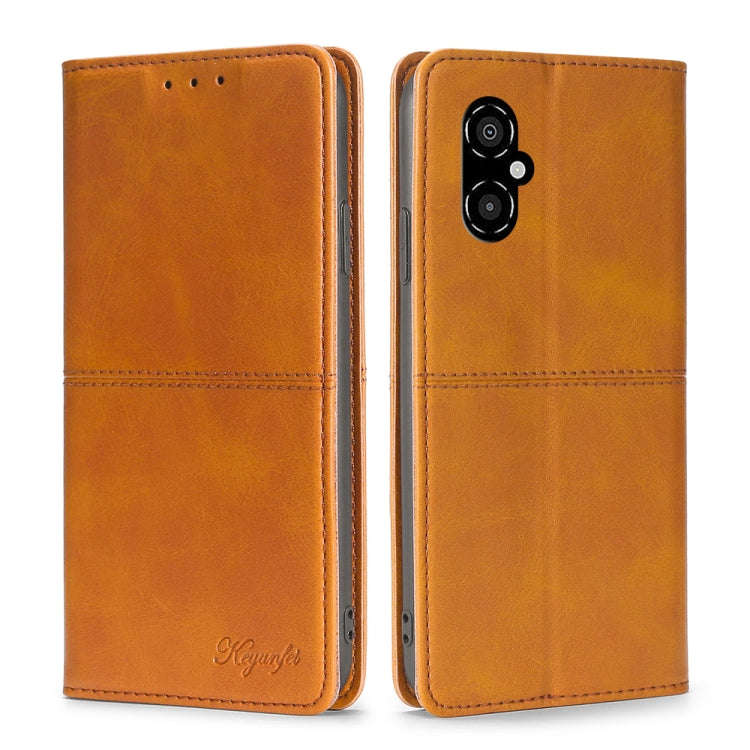 Cow Texture Magnetic Horizontal Flip Leather Phone Case, For Xiaomi Redmi Note 11T Pro 5G/Redmi N...