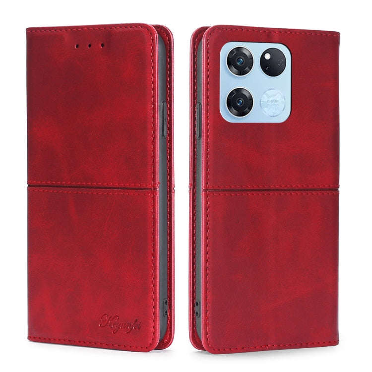 Cow Texture Magnetic Horizontal Flip Leather Phone Case, For OnePlus Ace Racing