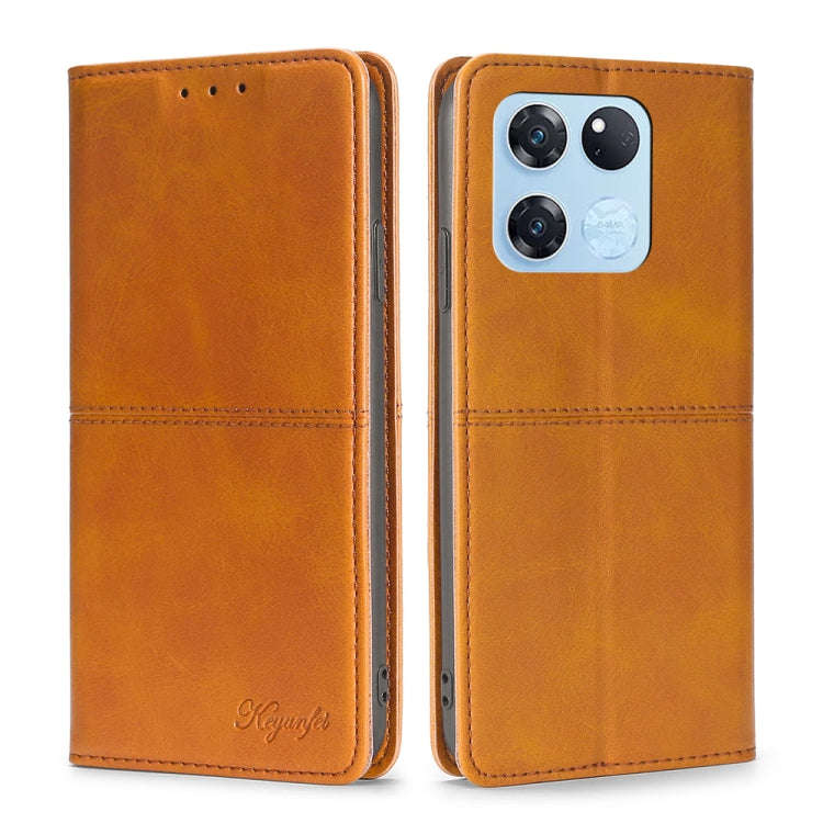 Cow Texture Magnetic Horizontal Flip Leather Phone Case, For OnePlus Ace Racing