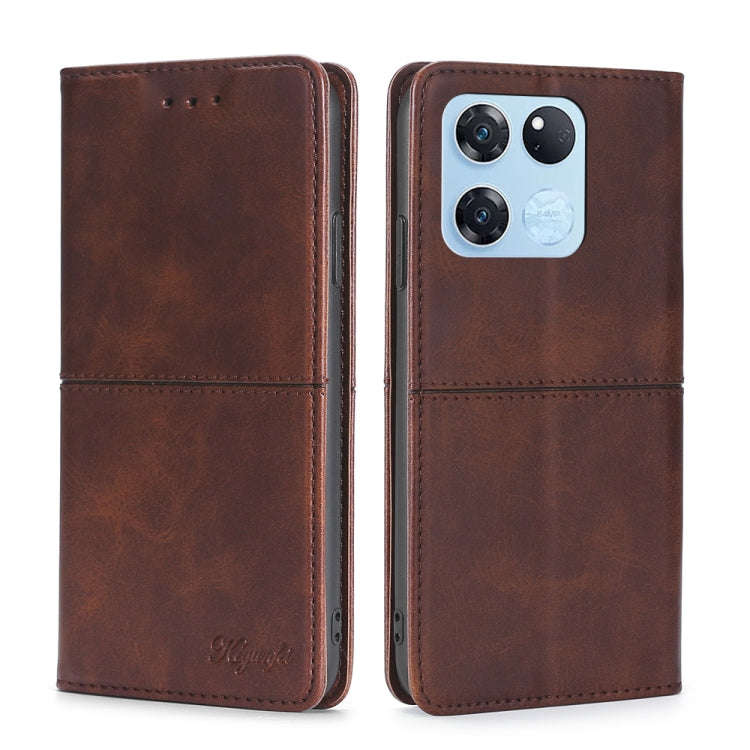 Cow Texture Magnetic Horizontal Flip Leather Phone Case, For OnePlus Ace Racing
