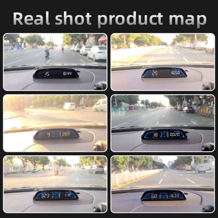 G3 Car 5.5 inch HUD Head-up Display HD GPS Speed Alarm Odometer, G3