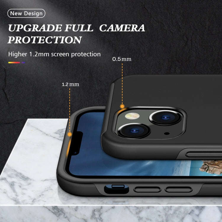 Magnetic Ring Kickstand Shockproof Phone Case, For iPhone 14, For iPhone 14 Plus, For iPhone 14 P...