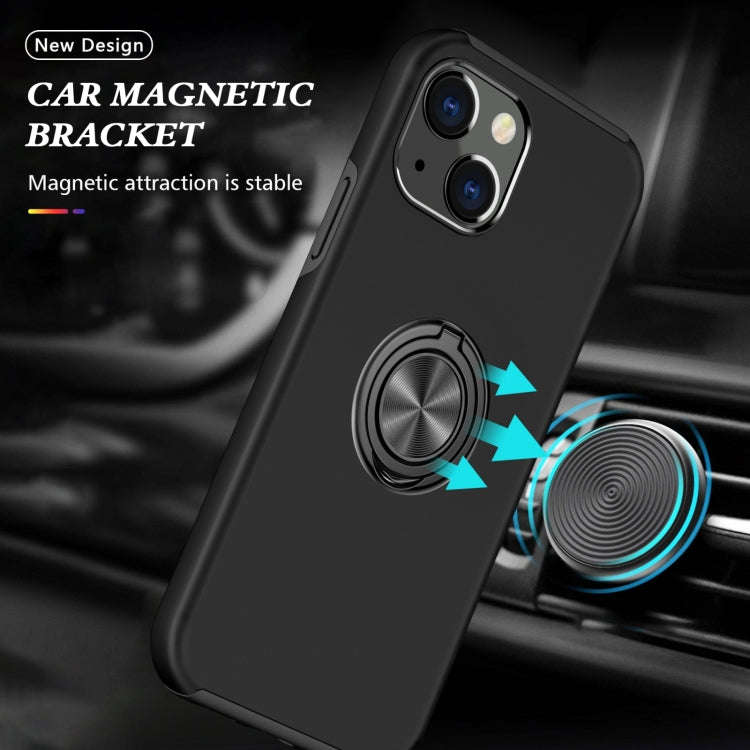 Magnetic Ring Kickstand Shockproof Phone Case, For iPhone 14, For iPhone 14 Plus, For iPhone 14 P...