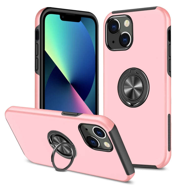 Magnetic Ring Kickstand Shockproof Phone Case, For iPhone 14, For iPhone 14 Plus, For iPhone 14 P...
