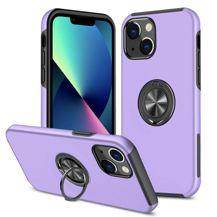 Magnetic Ring Kickstand Shockproof Phone Case, For iPhone 14, For iPhone 14 Plus, For iPhone 14 P...