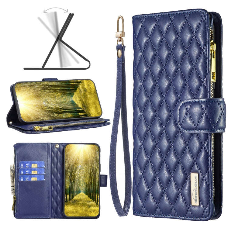 Diamond Lattice Zipper Wallet Leather Flip Phone Case, For iPhone 12 mini, For iPhone 12 / 12 Pro...