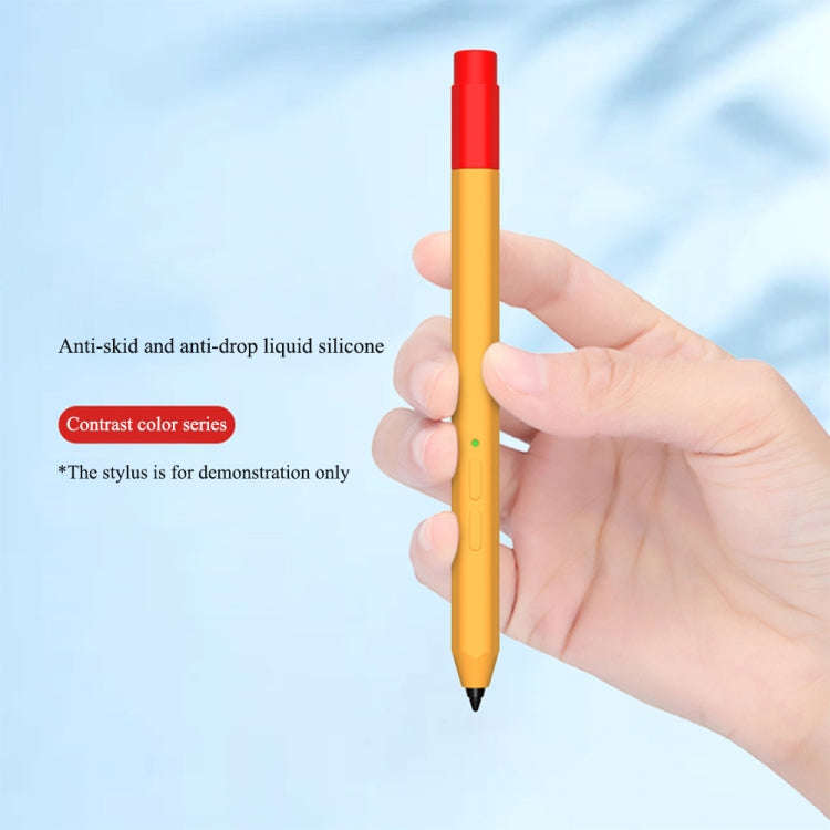 Contrasting Color Series Liquid Silicone Protective Case, For Lenovo Xiaoxin