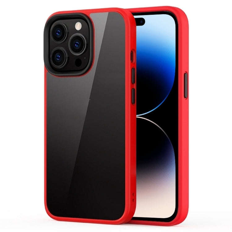 Ming Shield Hybrid Frosted Transparent Phone Case, For iPhone 14 Pro Max, For iPhone 14 Pro, For ...