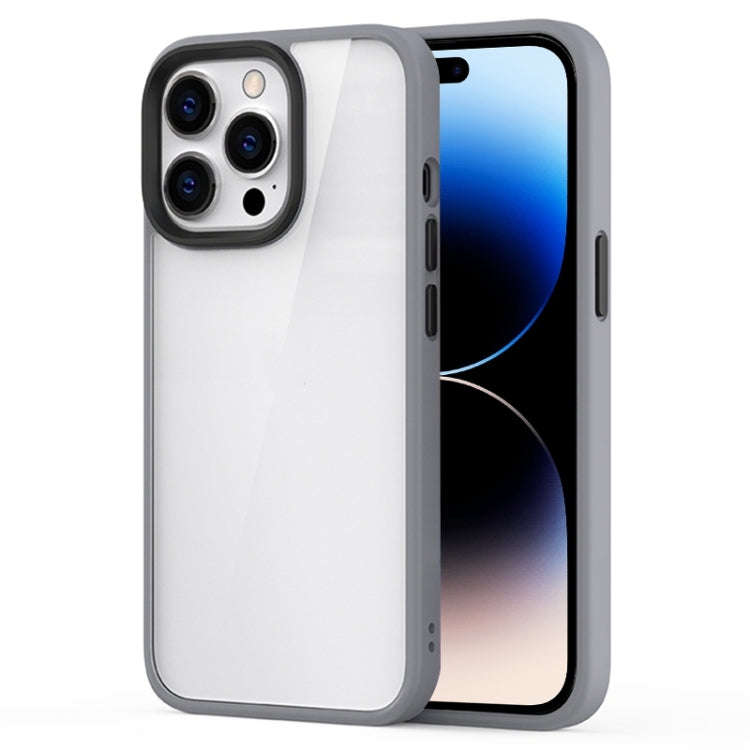 Ming Shield Hybrid Frosted Transparent Phone Case, For iPhone 14 Pro Max, For iPhone 14 Pro, For ...
