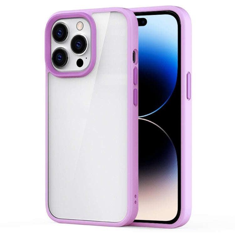 Ming Shield Hybrid Frosted Transparent Phone Case, For iPhone 14 Pro Max, For iPhone 14 Pro, For ...