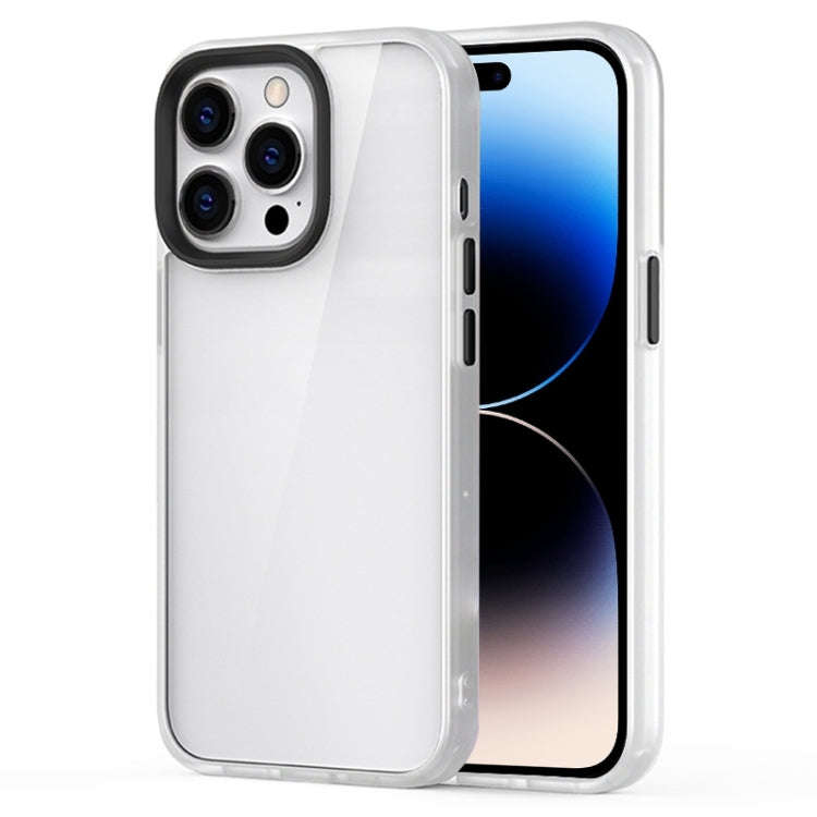 Ming Shield Hybrid Frosted Transparent Phone Case, For iPhone 14 Pro Max, For iPhone 14 Pro, For ...