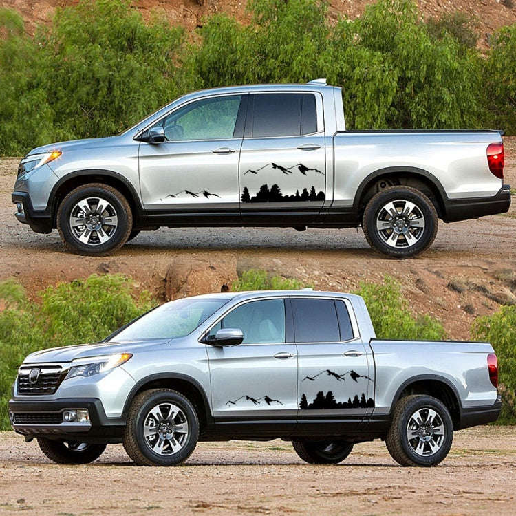 2 PCS/Set D-684 Mountain Totem Pattern Car Modified Decorative Sticker, D-684