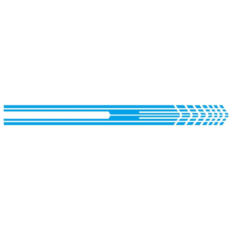 D-730 Stripe Pattern Car Modified Decorative Sticker, D-730