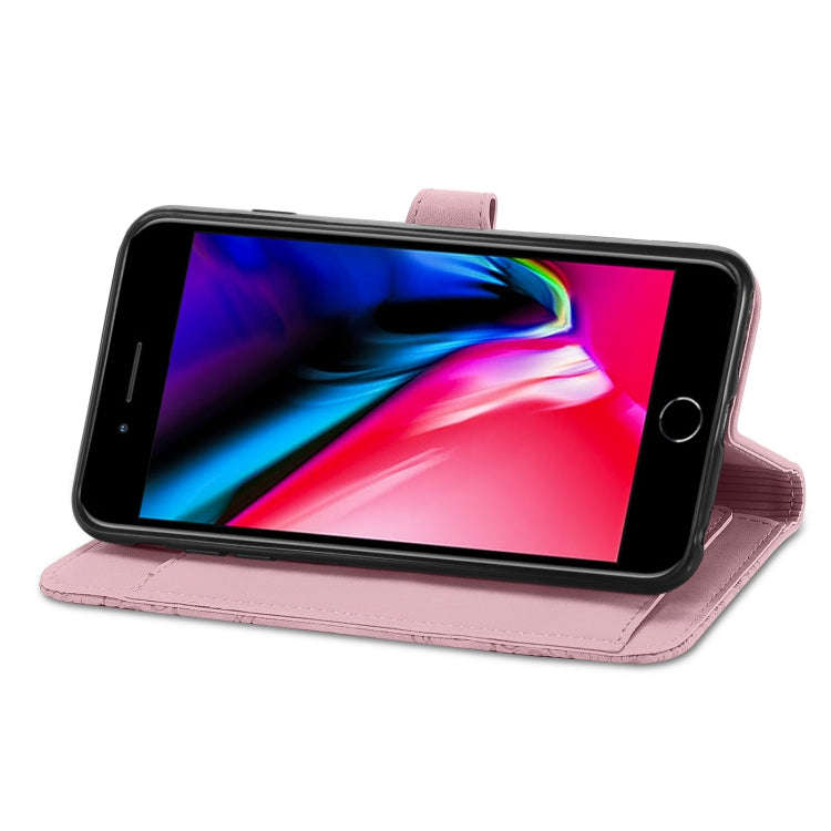 Embossed Flower Shockproof Leather Phone Case, For iPhone SE 2022 / SE 2020 / 8 / 7, For iPhone 8...