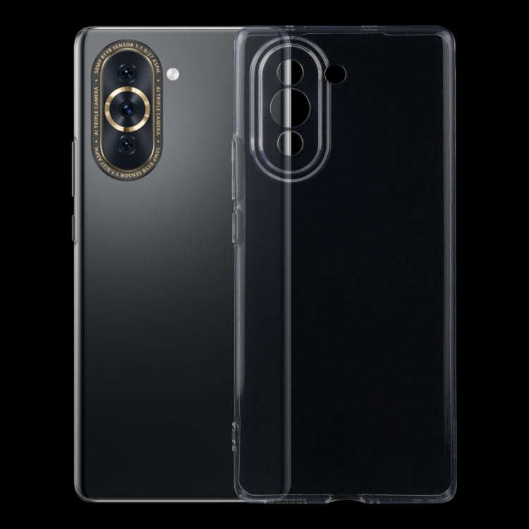 0.75mm Ultra-thin Transparent TPU Phone Case, For Huawei nova 10, For Huawei nova 10 Pro, For viv...