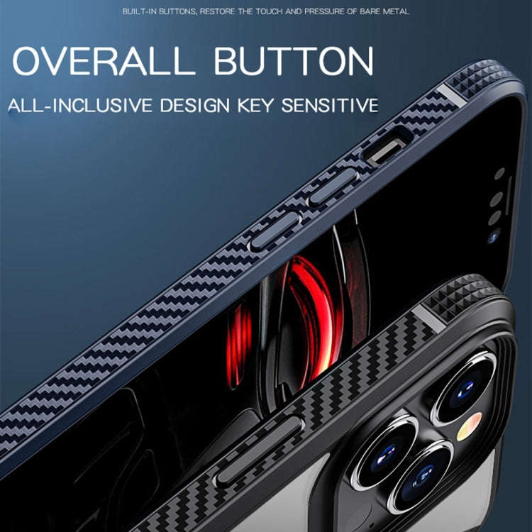 Carbon Fiber Four-corner Airbag Shockproof Case, For iPhone 14 Pro Max, For iPhone 14 Plus, For i...