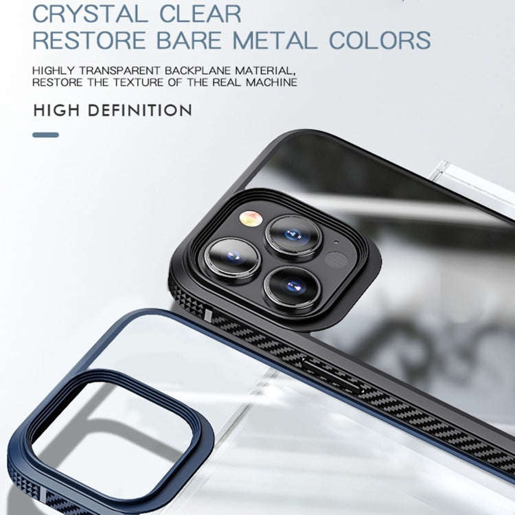 Carbon Fiber Four-corner Airbag Shockproof Case, For iPhone 14 Pro Max, For iPhone 14 Plus, For i...