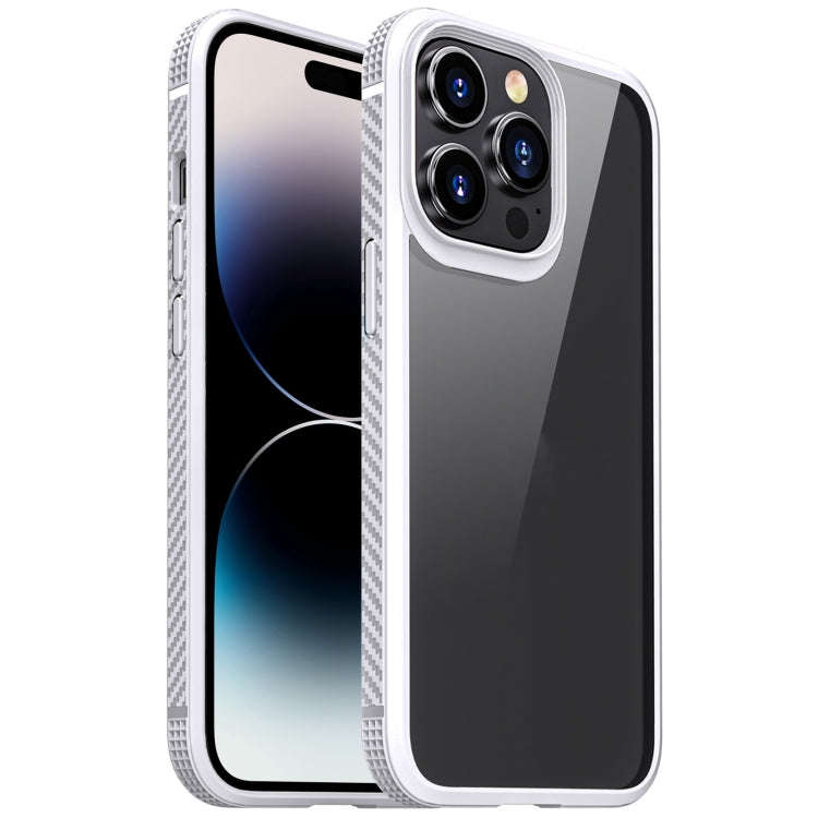 Carbon Fiber Four-corner Airbag Shockproof Case, For iPhone 14 Pro Max, For iPhone 14 Plus, For i...