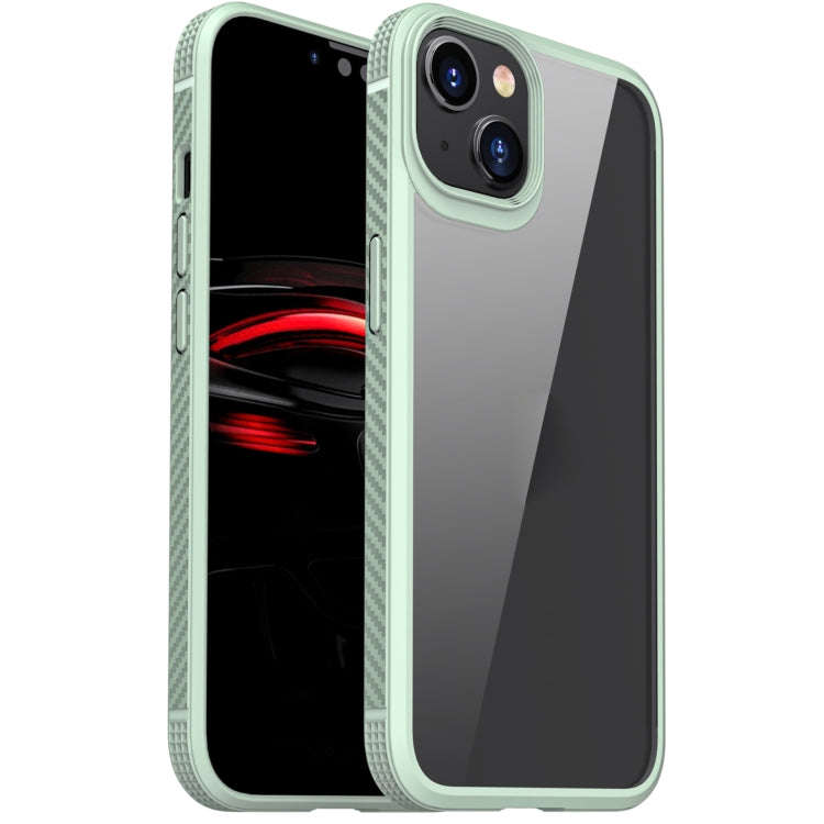 Carbon Fiber Four-corner Airbag Shockproof Case, For iPhone 14 Pro Max, For iPhone 14 Plus, For i...