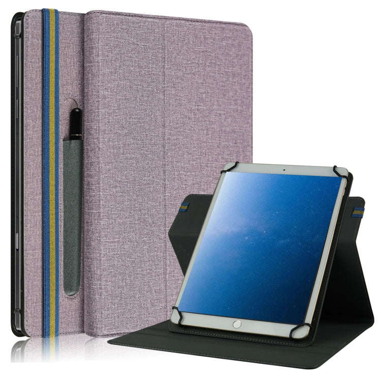 Cloth Texture Horizontal Flip Universal Tablet PC Leather Case with Pen Slot, For 10 inch