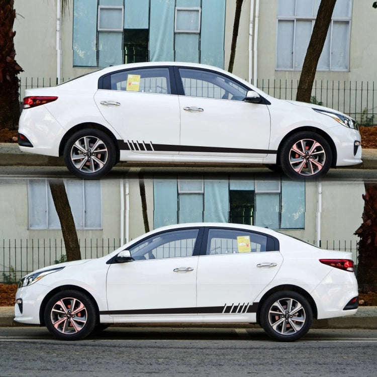 2 PCS/Set D-854 Stripe Pattern Car Modified Decorative Sticker, D-854