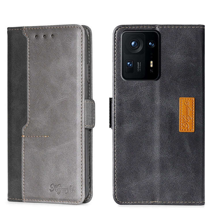 Contrast Color Side Buckle Leather Phone Case, For Xiaomi Redmi 10, For Xiaomi Redmi Note 11T Pro...