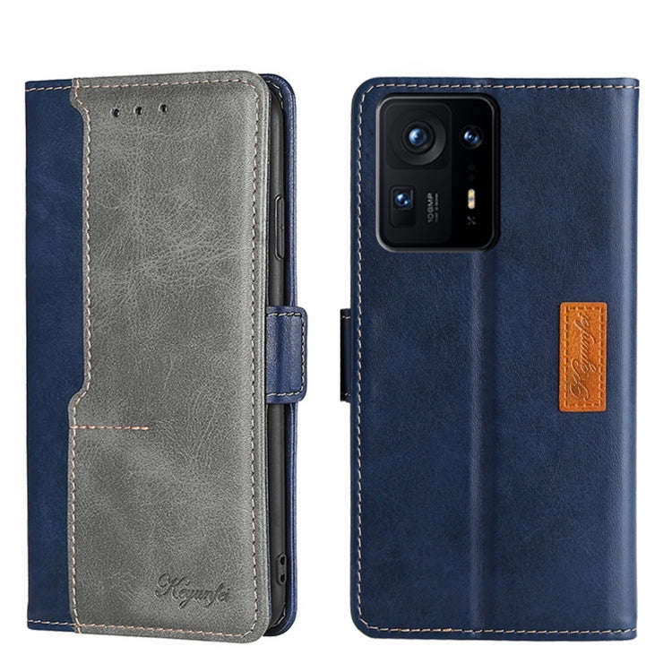 Contrast Color Side Buckle Leather Phone Case, For Xiaomi Redmi 10, For Xiaomi Redmi Note 11T Pro...