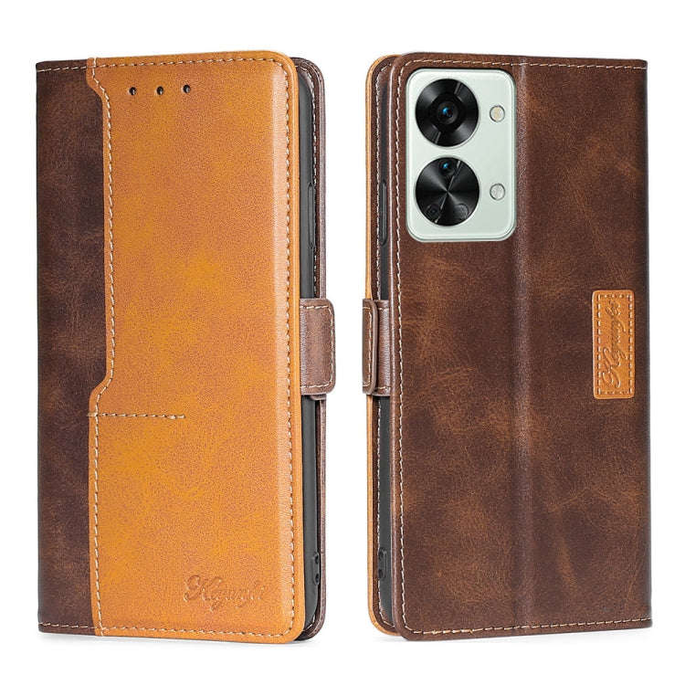 Contrast Color Side Buckle Leather Phone Case, For Xiaomi Redmi 10, For Xiaomi Redmi Note 11T Pro...