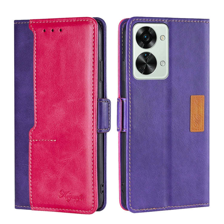 Contrast Color Side Buckle Leather Phone Case, For Xiaomi Redmi 10, For Xiaomi Redmi Note 11T Pro...