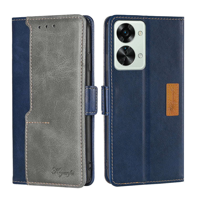 Contrast Color Side Buckle Leather Phone Case, For Xiaomi Redmi 10, For Xiaomi Redmi Note 11T Pro...