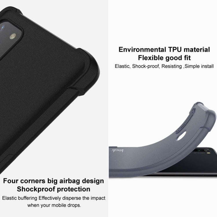 IMAK All-inclusive Shockproof Airbag TPU Phone Case with Screen Protector, For Xiaomi Redmi Note ...