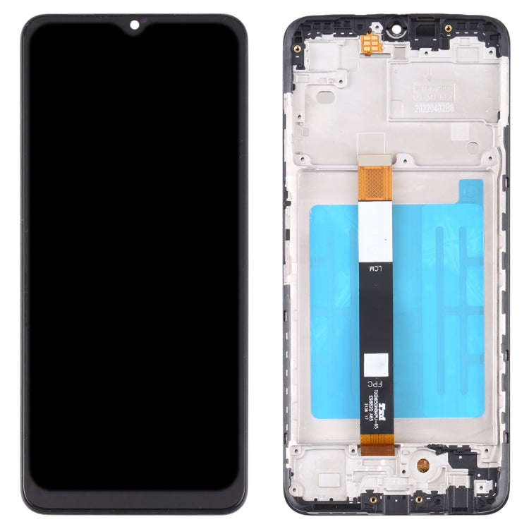LCD Screen and Digitizer Full Assembly with Frame, For Samsung Galaxy A03s SM-A037U US Edition, F...
