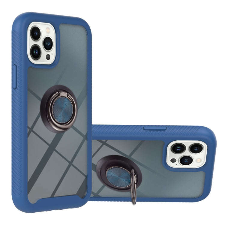 Starry Sky Solid Color Series PC + TPU Case with Ring Holder & Magnetic Function, For iPhone 14 P...