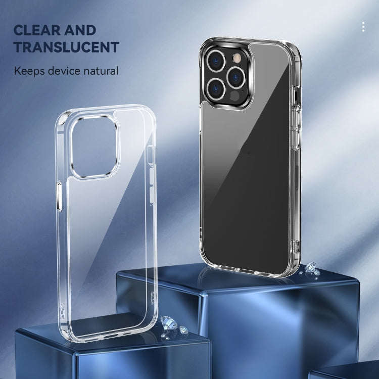 TPU + PC Transparent Shockproof Phone Case, For iPhone 14 Pro Max, For iPhone 14 Pro, For iPhone ...