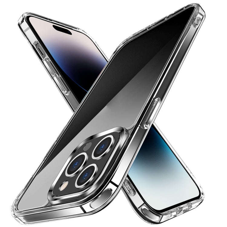 TPU + PC Transparent Shockproof Phone Case, For iPhone 14 Pro Max, For iPhone 14 Pro, For iPhone ...