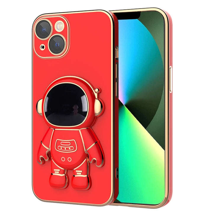 Plating Astronaut Holder Phone Case, For iPhone 13 Pro Max, For iPhone 13 Pro, For iPhone 13, For...