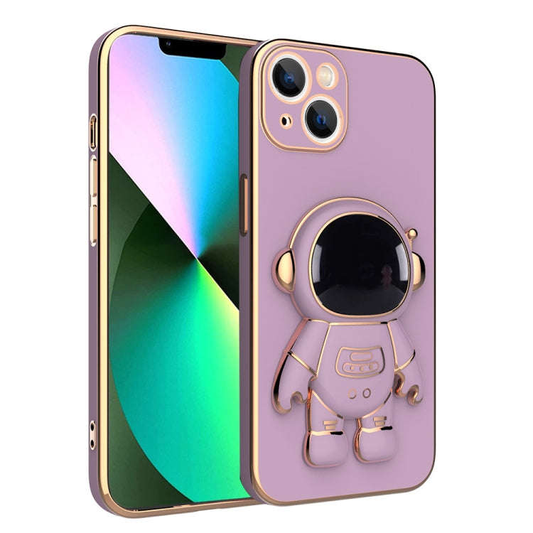 Plating Astronaut Holder Phone Case, For iPhone 13 Pro Max, For iPhone 13 Pro, For iPhone 13, For...