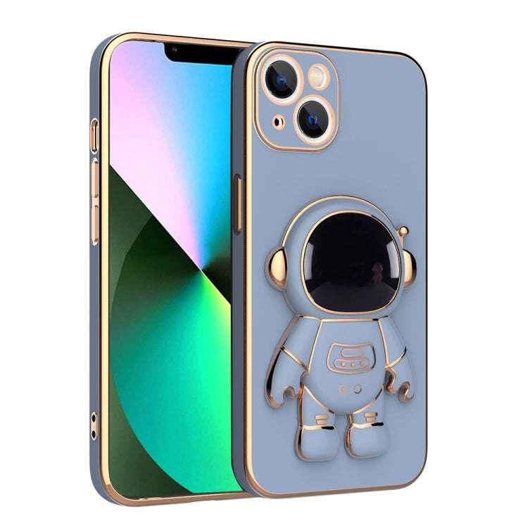 Plating Astronaut Holder Phone Case, For iPhone 12 Pro, For iPhone 12, For iPhone 12 mini, For iP...
