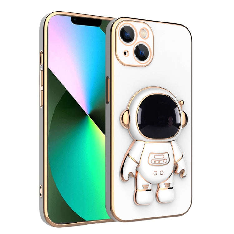 Plating Astronaut Holder Phone Case, For iPhone 12 Pro, For iPhone 12, For iPhone 12 mini, For iP...