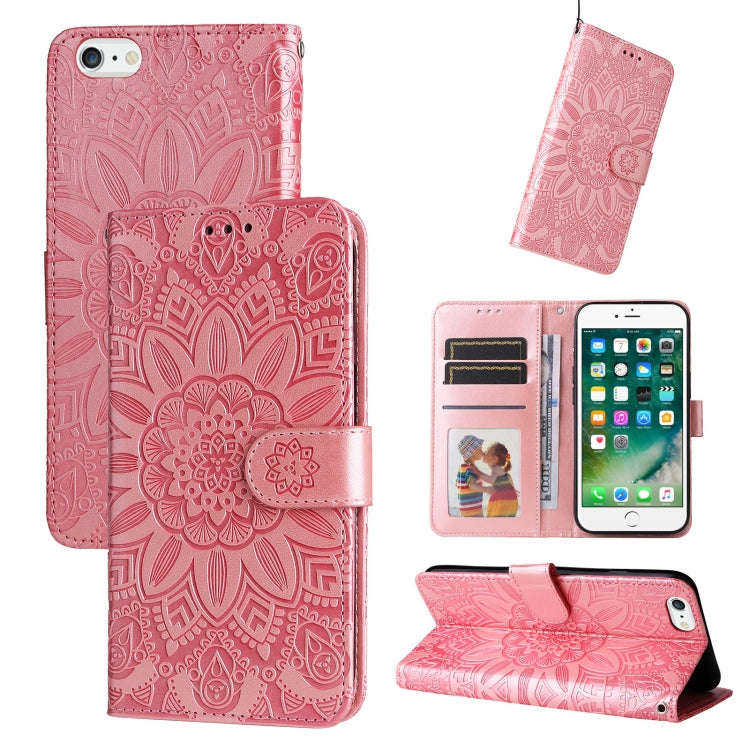Embossed Sunflower Leather Phone Case, For iPhone 11 Pro Max, For iPhone X / XS, For iPhone XR, F...